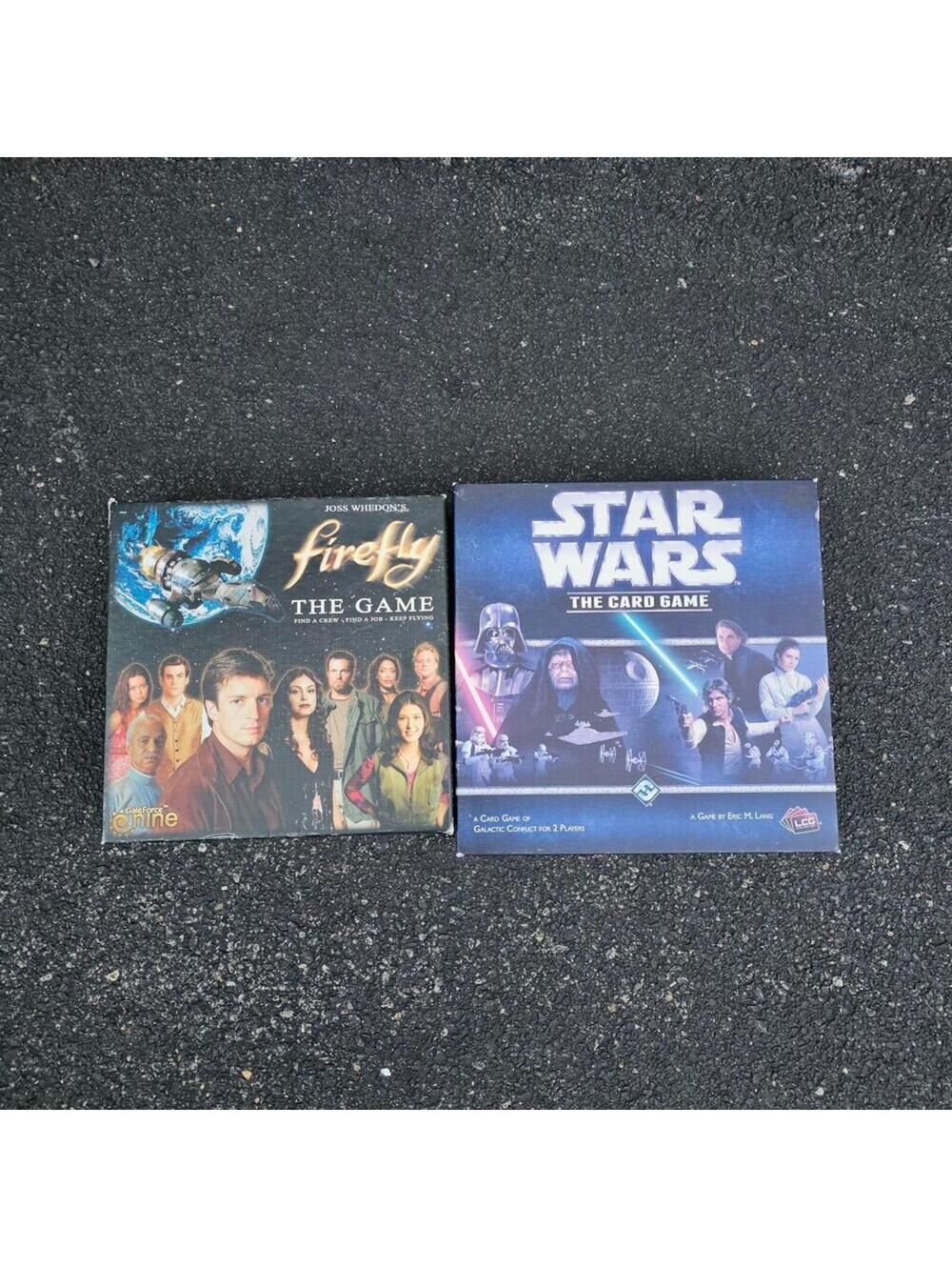 Firefly the game + Star Wars The Game LCG core set